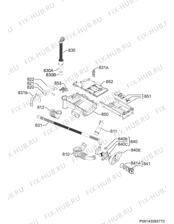 Взрыв-схема стиральной машины Husqvarna QW167494 - Схема узла Hydraulic System 272